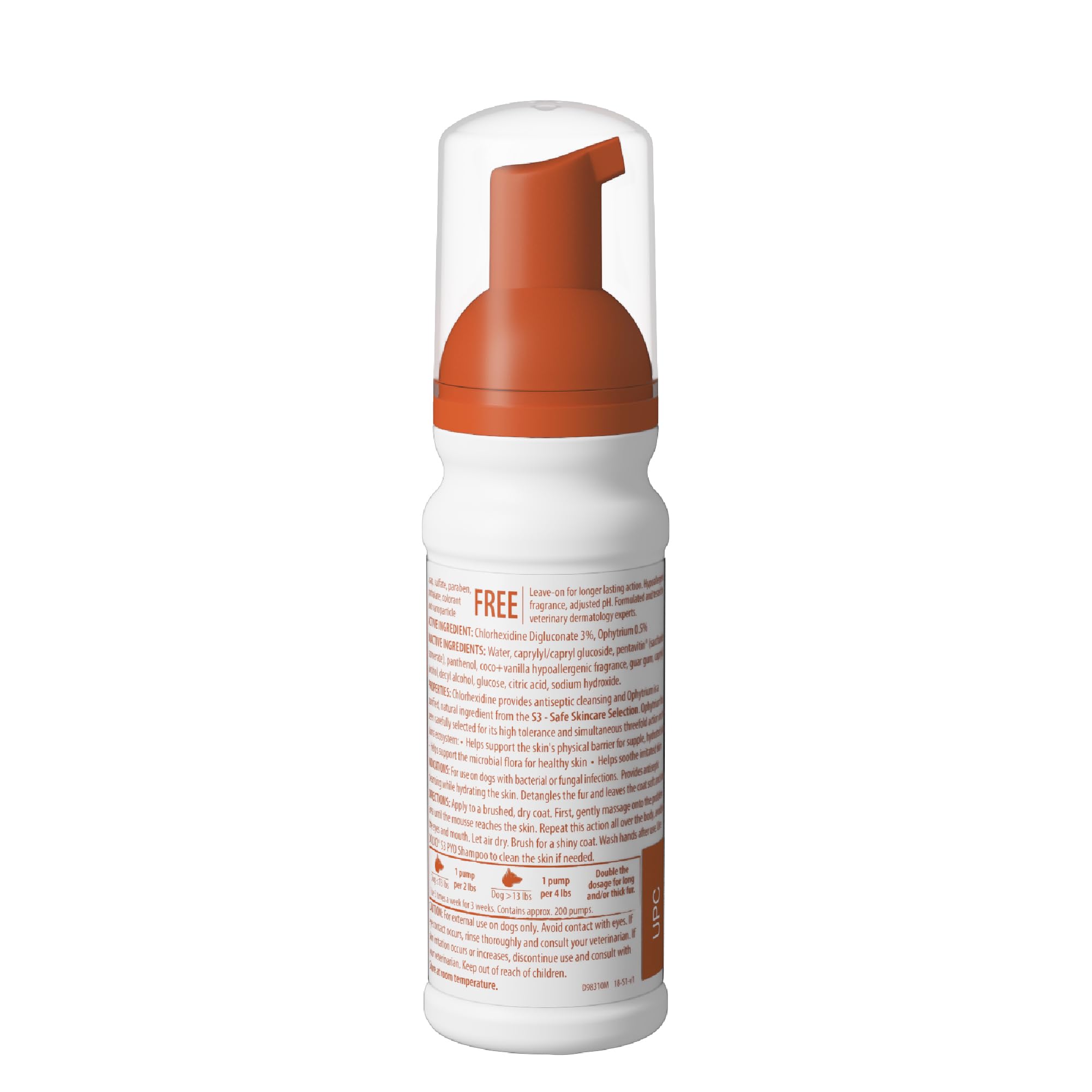 Presentación de 150 mL para uso doméstico.