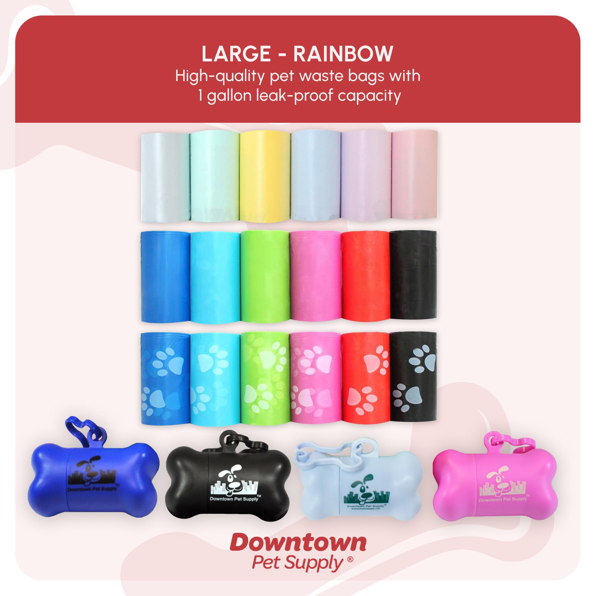 Downtown Pet Supply bolsas de gran capacidad para múltiples usos