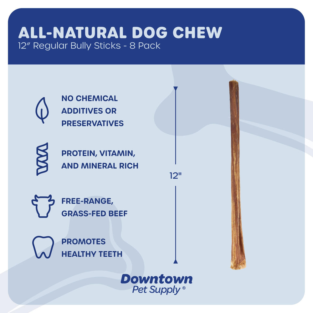 Downtown Pet Supply bully stick origen EE.UU. para masticadores intensos.