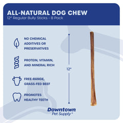 Downtown Pet Supply bully stick origen EE.UU. para masticadores intensos.