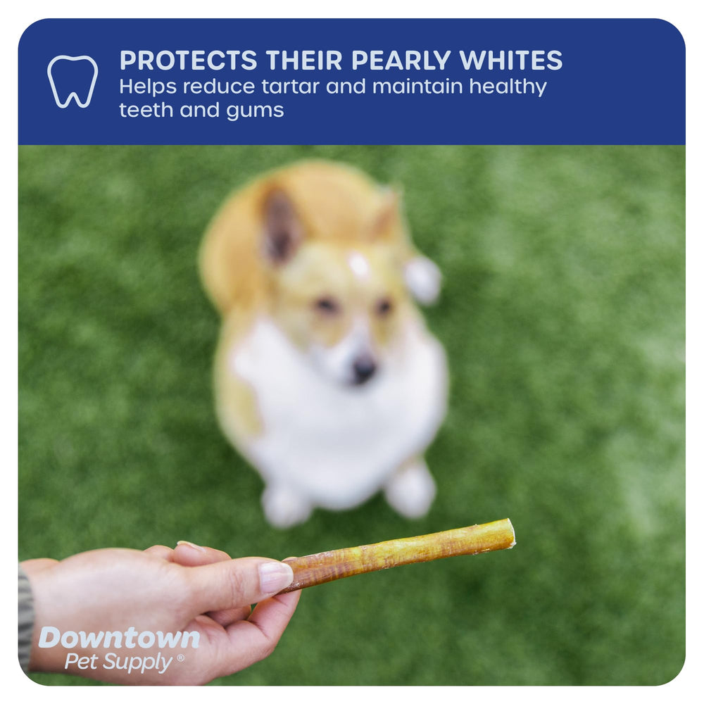 Downtown Pet Supply Bully Sticks Un Solo Ingrediente: carne de res sin aditivos.