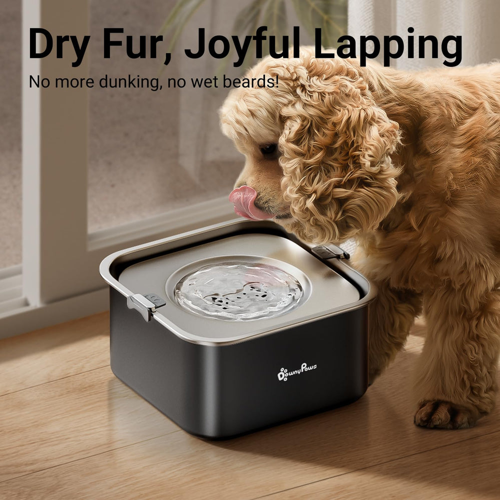 DownyPaws capacidad 3L ofrece agua suficiente para perros medianos durante paseos prolongados.