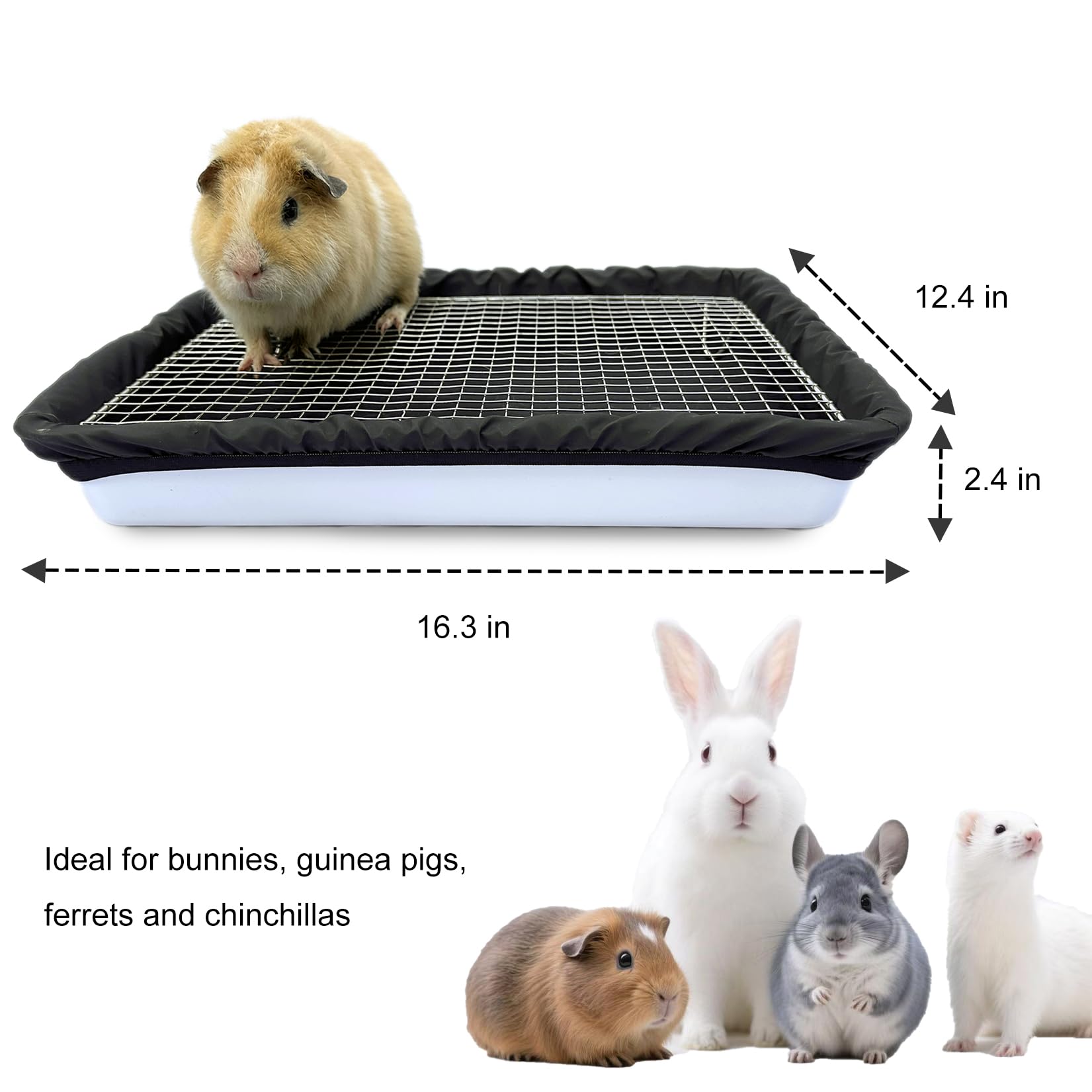 DOZZOPET uso multi-mascotas para conejos, cobayas, hurones y chinchillas.