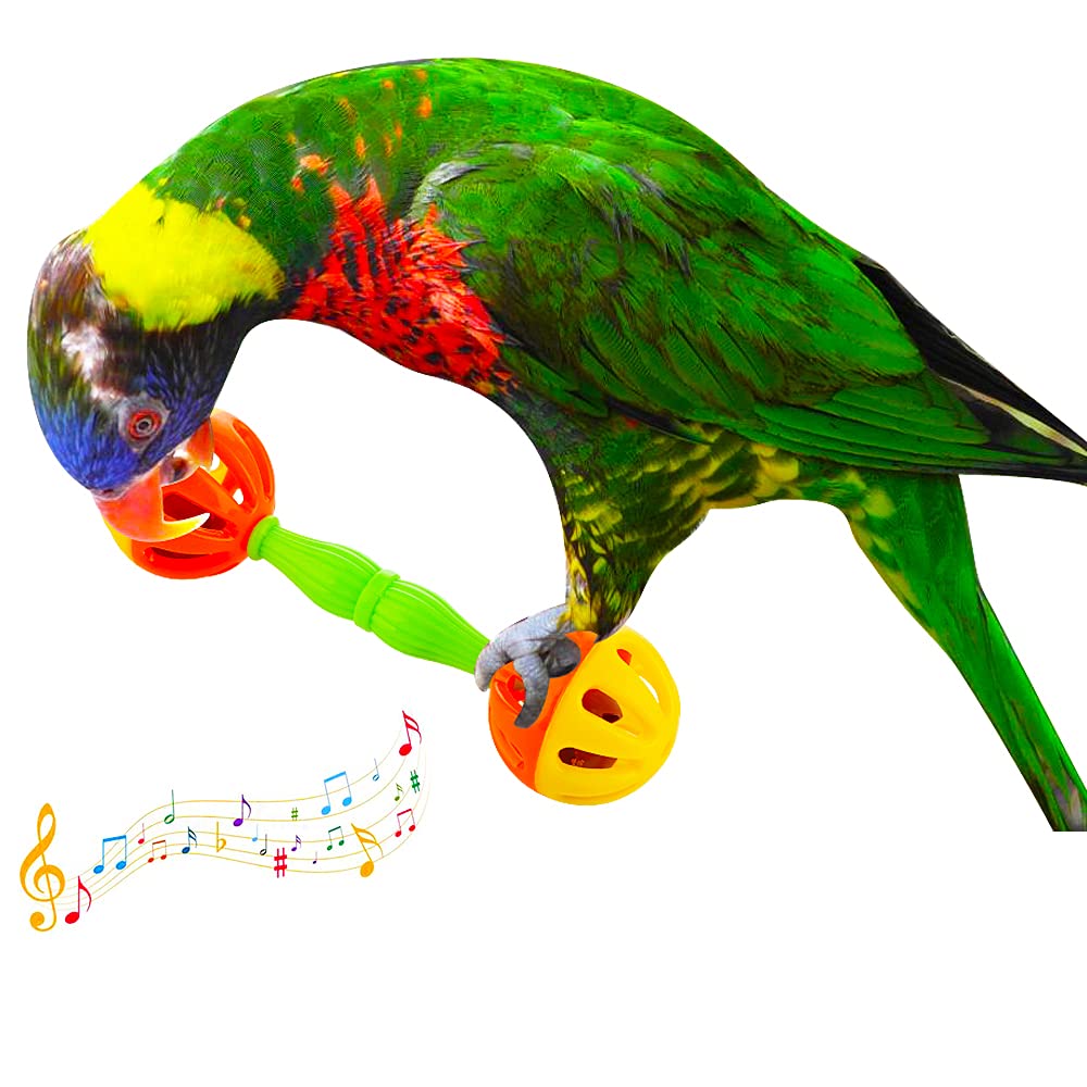 DQITJ juguete pie aves con sonajas detenibles para juego seguro y flexible.