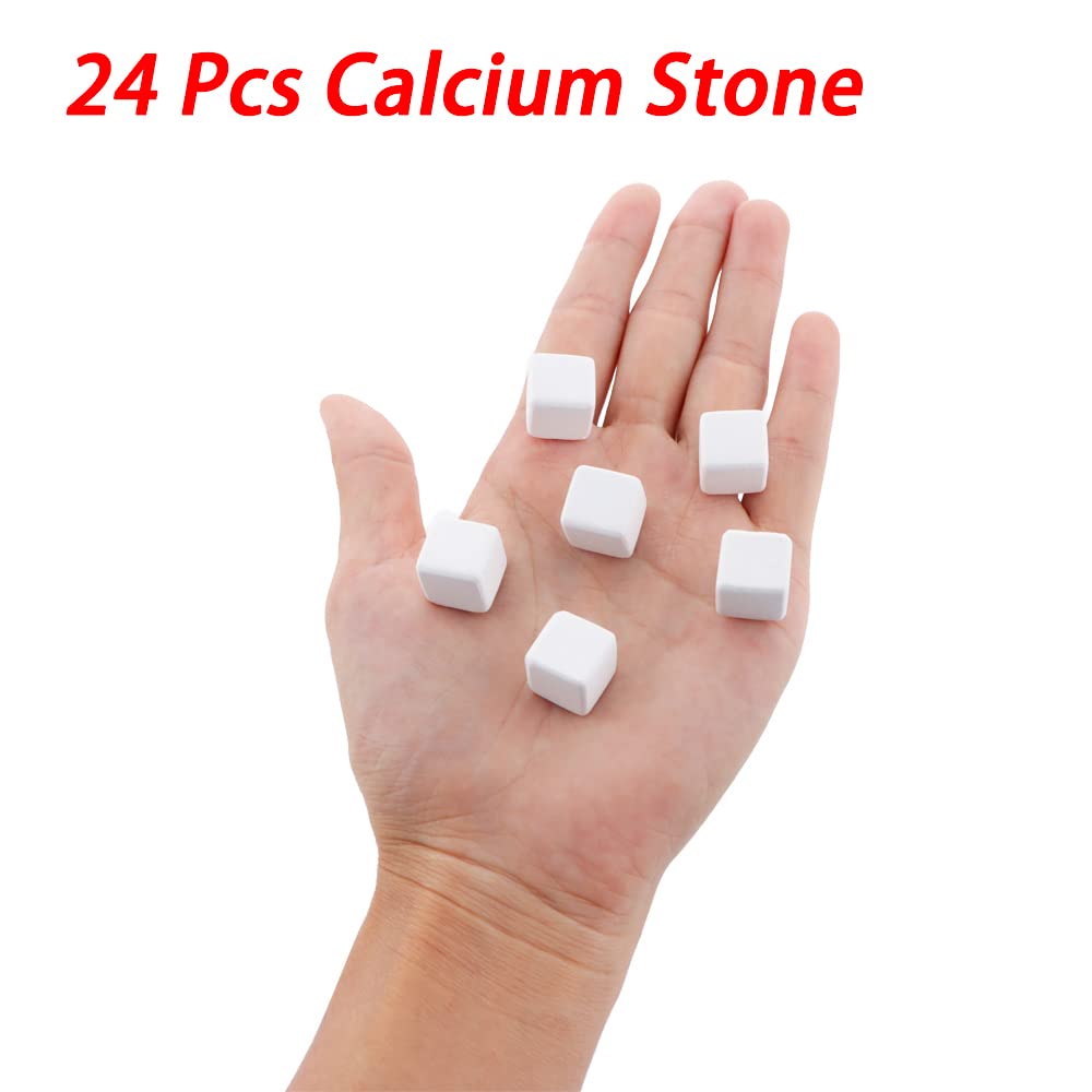 Piedras de calcio DQITJ para reptiles en agua, se disuelven fácilmente.