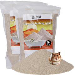 DR.DUDU arena de baño para hámster 12lb, enfoque en higiene natural.