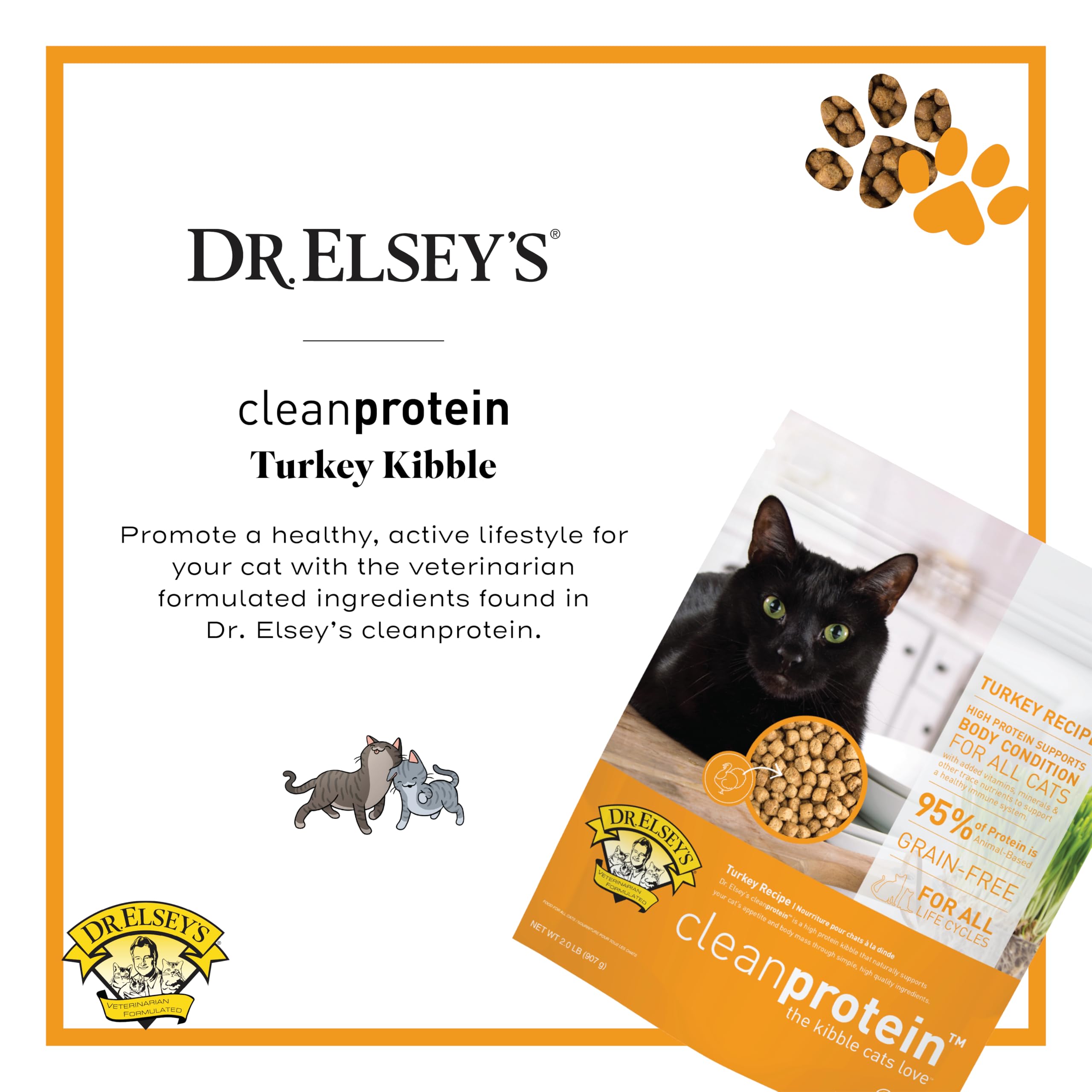 Dr. Elsey's Cleanprotein Pavo primer ingrediente: pavo de calidad.