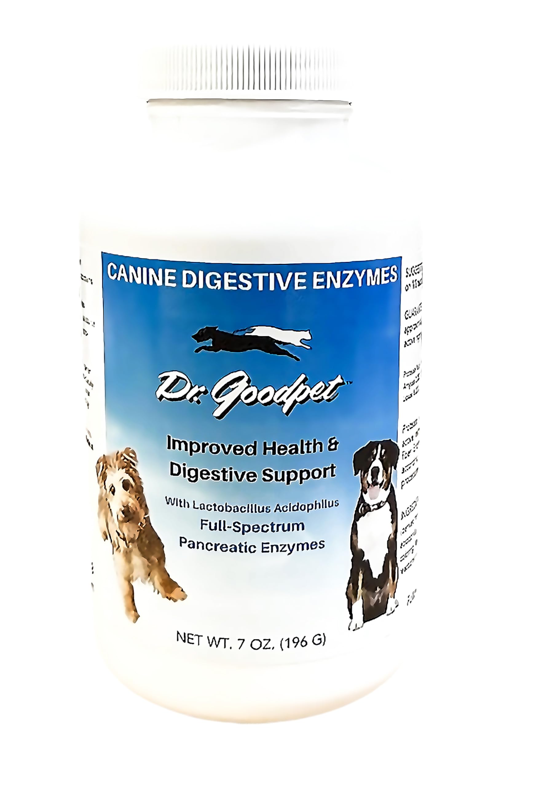 Dr. Goodpet: botella de enzimas digestivas para perros para una digestión suave.