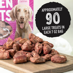 Dr. Harvey's Corazones de Pollo — sin preservantes, snack seguro para perros sensibles.