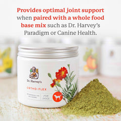 Dr. Harvey's Ortho-Flex ingredientes clave para movilidad y cuidado articular.
