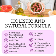 Dr. Harvey's Paradigm caldo de hueso y hierbas para sabor y nutrición canina.