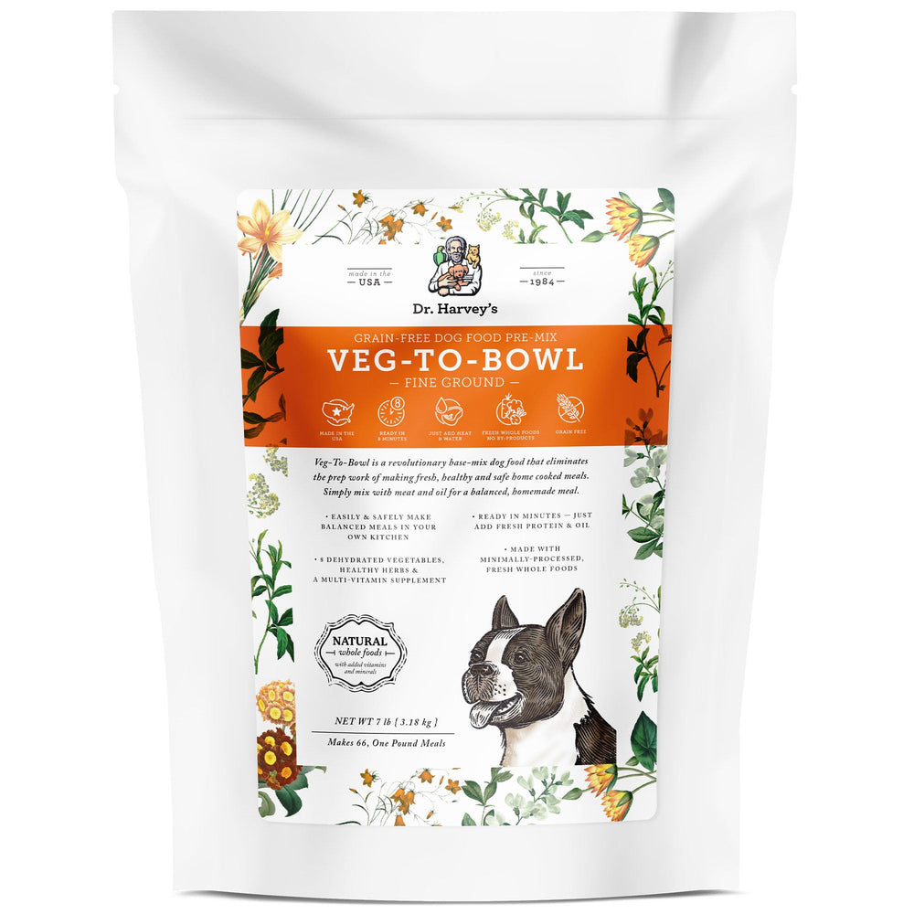Dr. Harvey's Veg-To-Bowl: base mezcla sin granos para alimentación casera equilibrada
