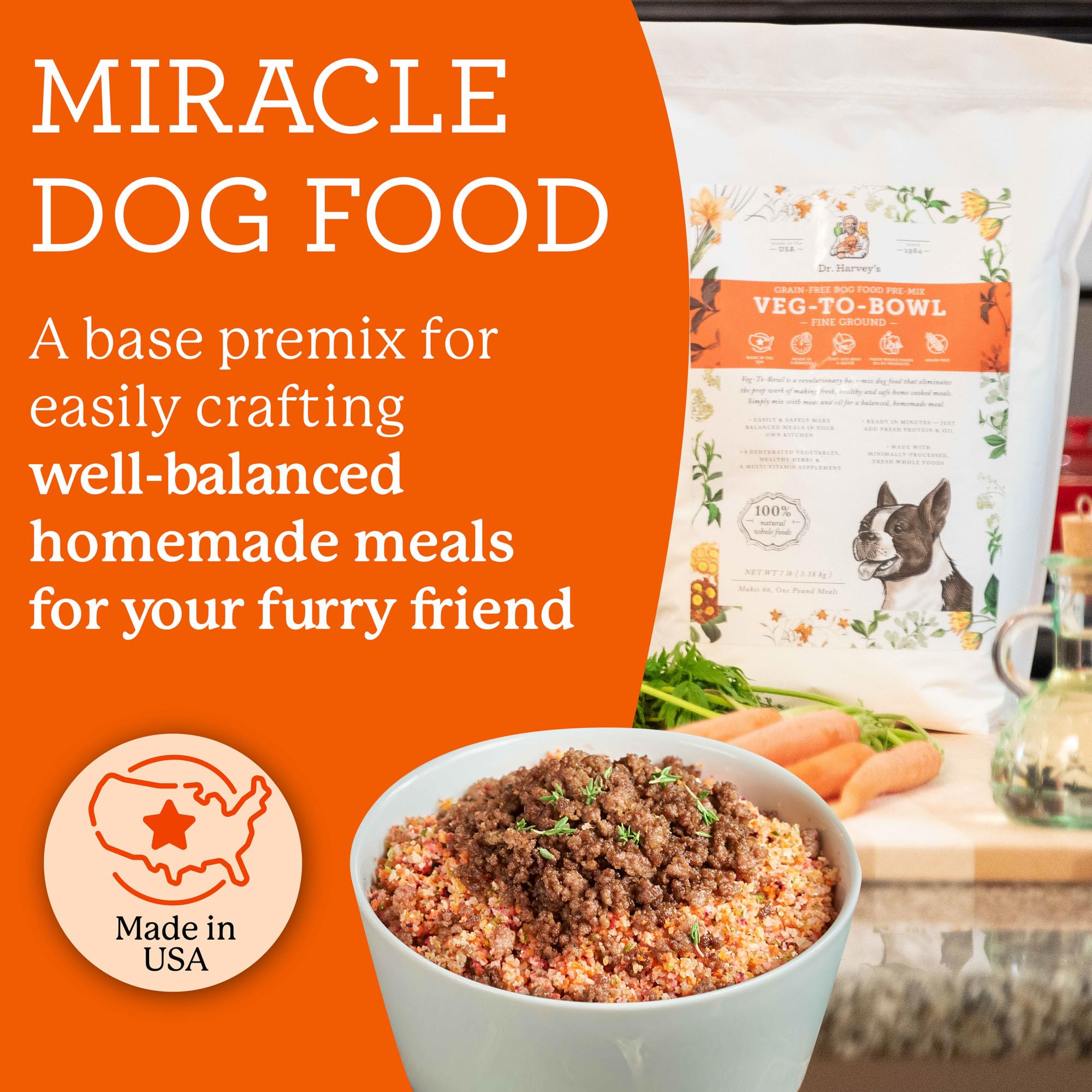 Dr. Harvey's Veg-To-Bowl: vegetales deshidratados para una base nutritiva