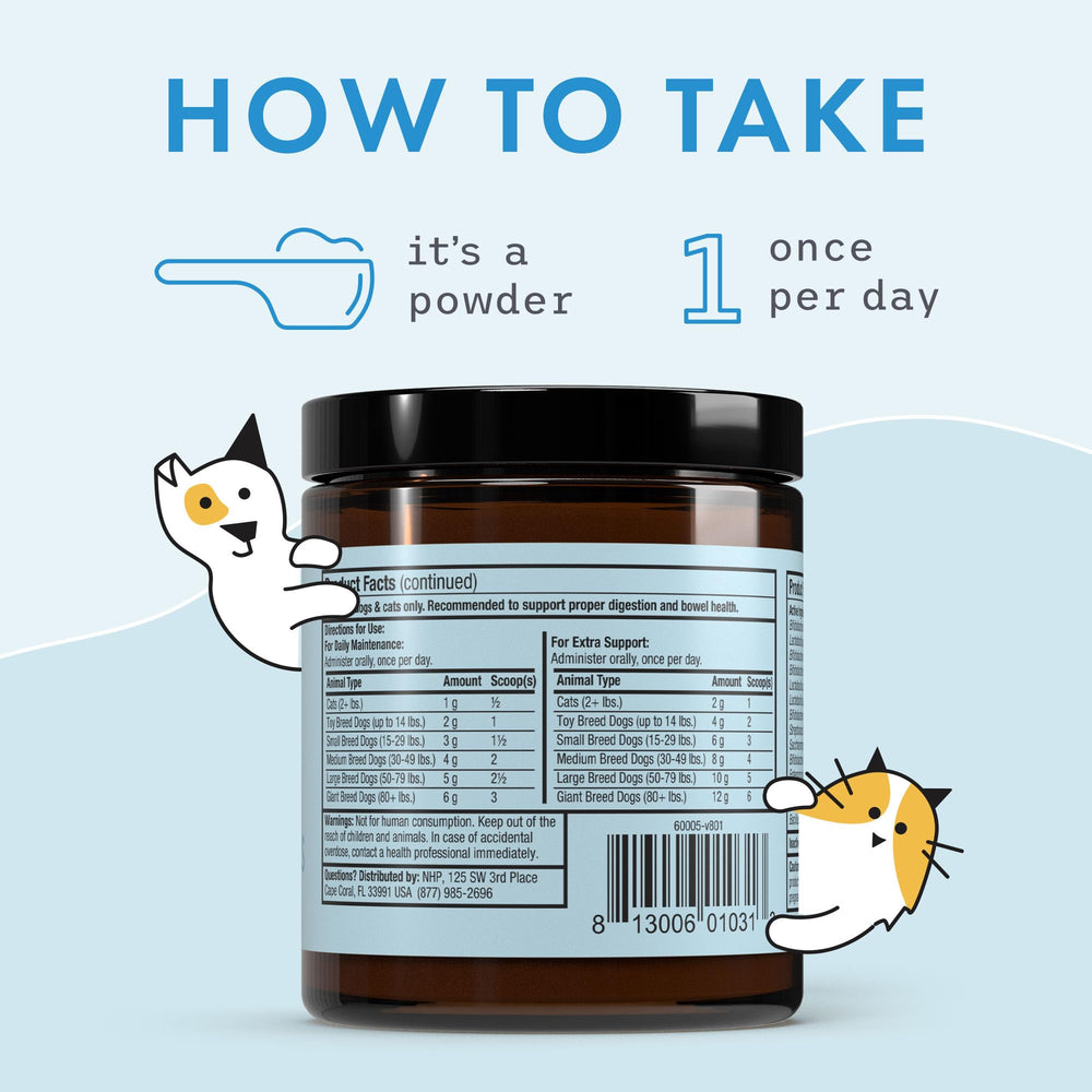 Caja de Bark Whiskers Probiotics con sello libre de OGM