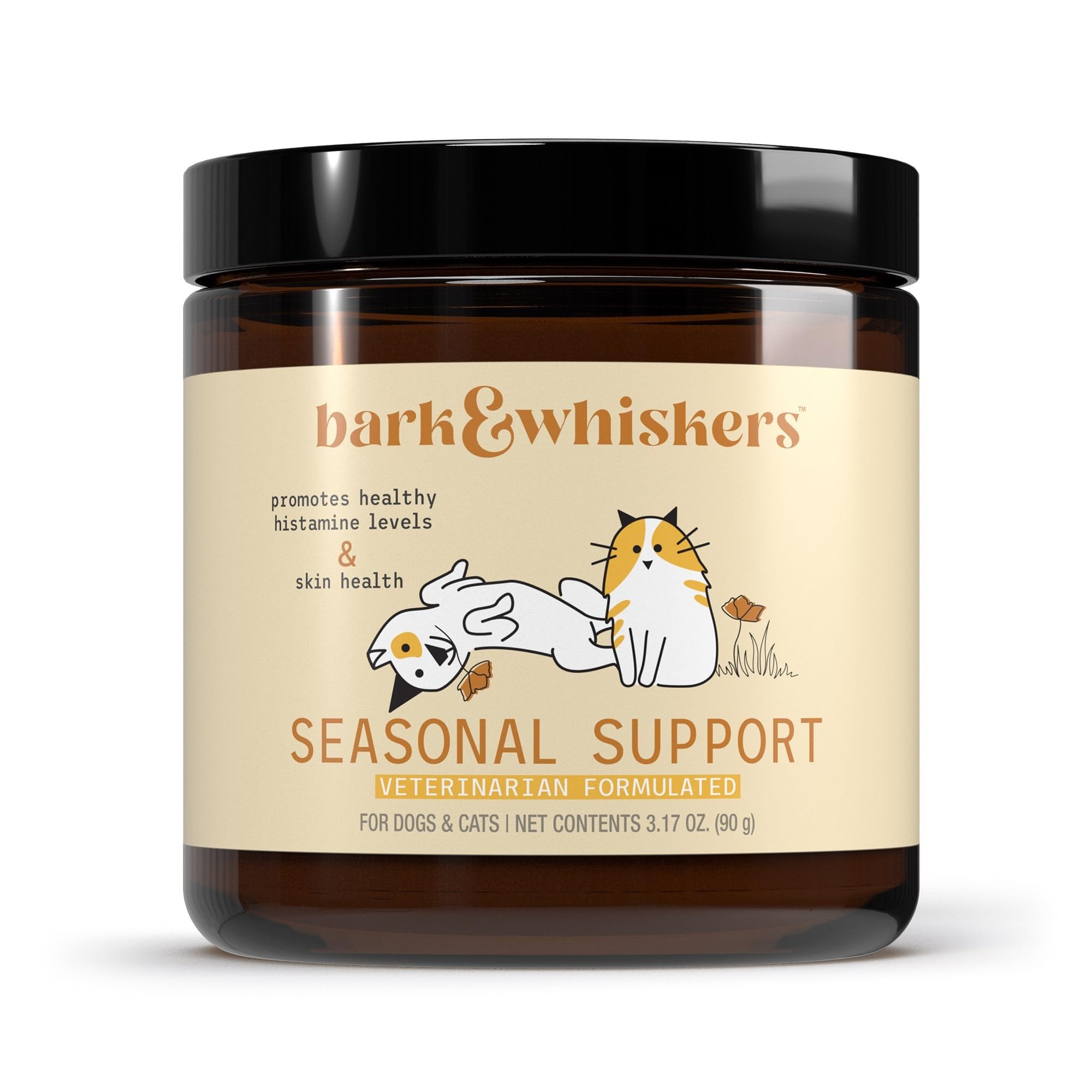 Dr Mercola Bark y Whiskers: bote de 90 dosis para apoyo diario.