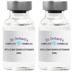 Protección del semen canino durante envío con Dr. Orchard's.
