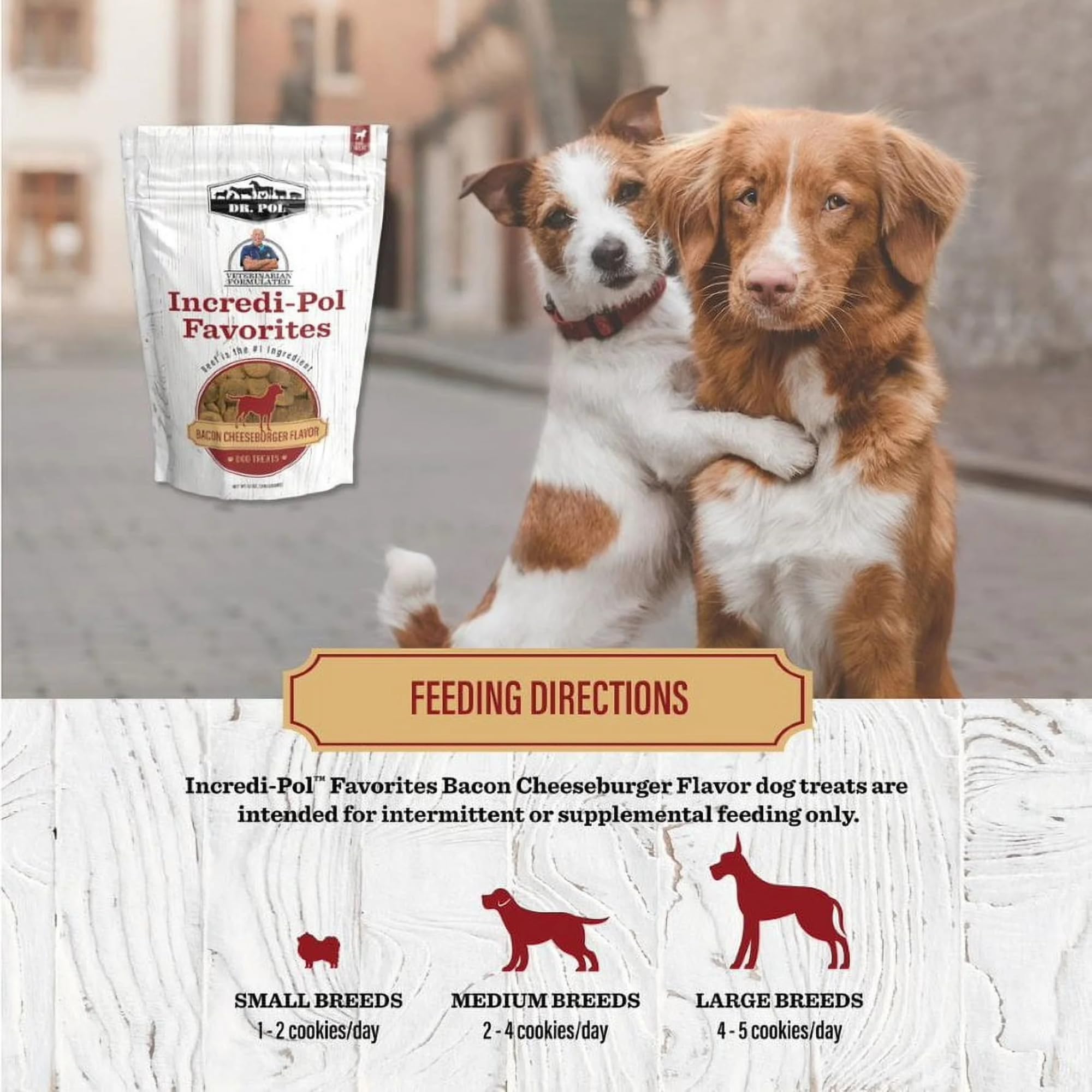 Dr. Pol Incredi-Pol galletas de entrenamiento para perros pequeños
