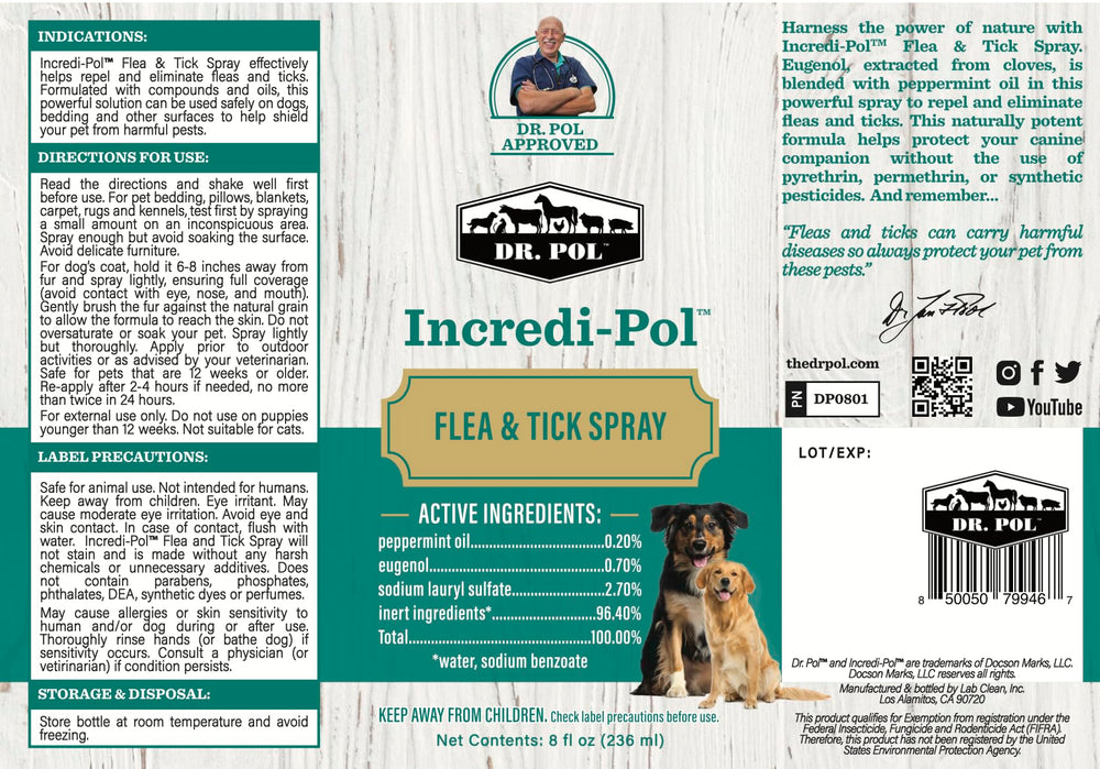 Dr. Pol Incredi-Pol: frasco de 16 onzas listo para uso.
