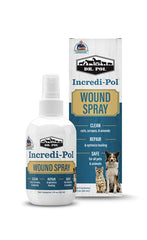 Dr. Pol Incredi-Pol Wound Spray, botella, para limpieza suave de heridas y cuidado de la piel