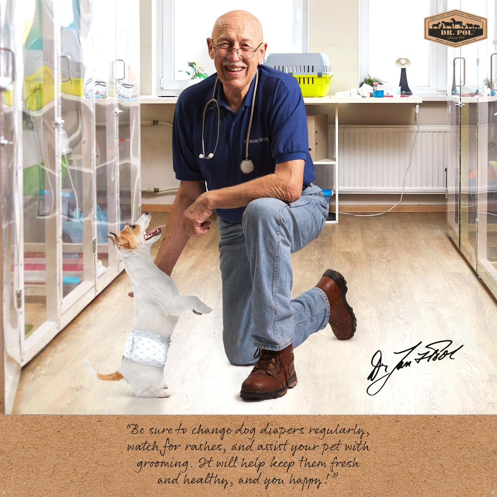 Dr. Pol capa externa transpirable para piel sin irritaciones.
