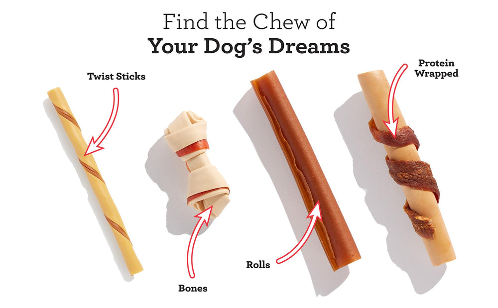 DreamBone apto para perros medianos con masticación controlada.