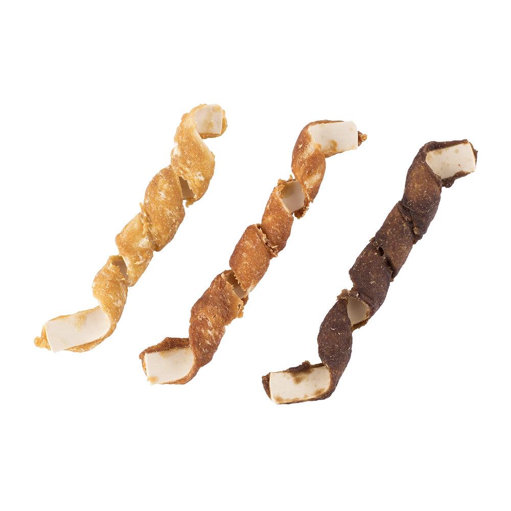DreamBone Espirales de pollo: sabor irresistible para perros.