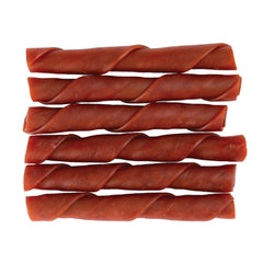 DreamBone Stuffed Twistz relleno de cerdo ofrece sabor irresistible para perros.