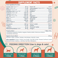 DRFOSTER multivitamínico para perros: probióticos activos para digestión suave.