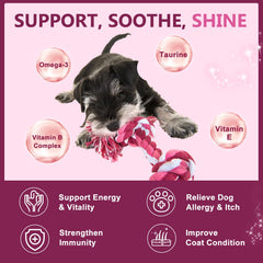 DRFOSTER probióticos para perros con taurina y Omega-3 para energía e inmunidad