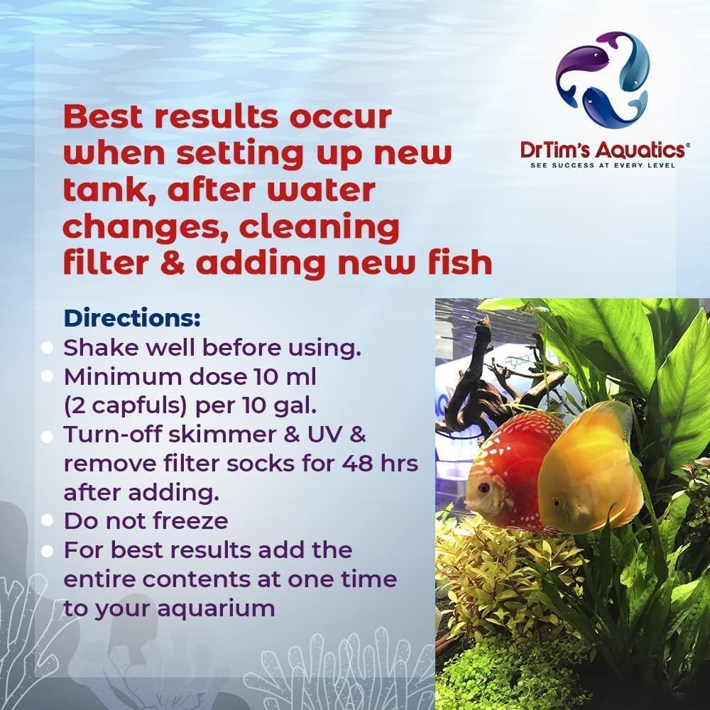 DrTim's Aquatics One and Only Freshwater: aplicación en acuario para desechos no tóxicos.