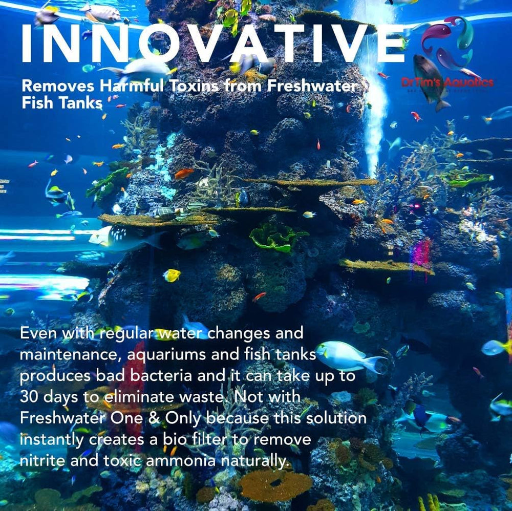 DrTim's Aquatics One and Only Freshwater: empaque compacto para acuarios domésticos.