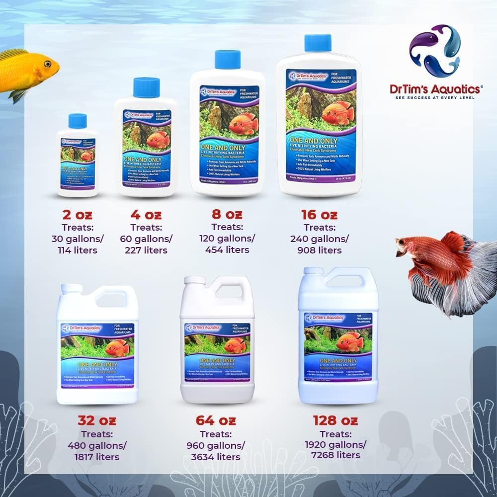 DrTim's Aquatics One and Only Freshwater: mezcla suave al verterse en el agua.