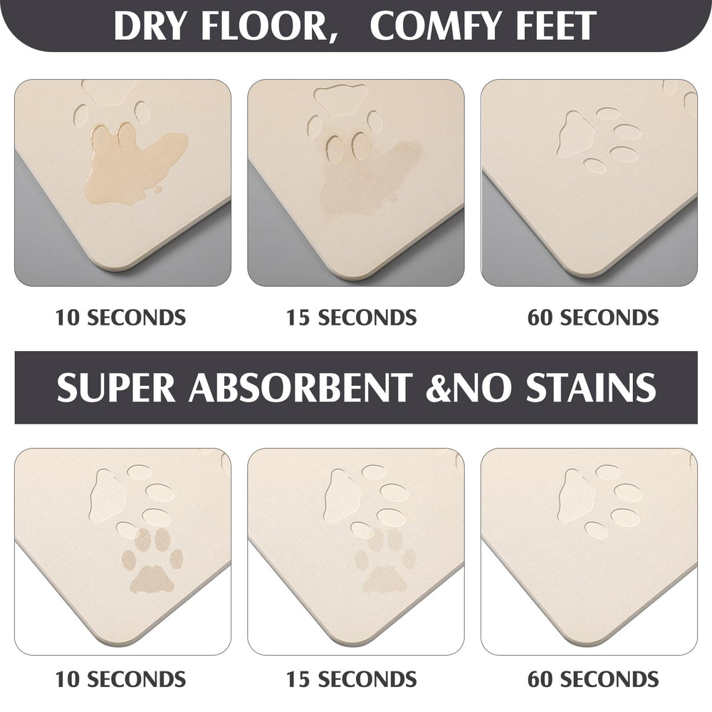 Drydiet diseño con patitas, placa decorativa y funcional para mascotas