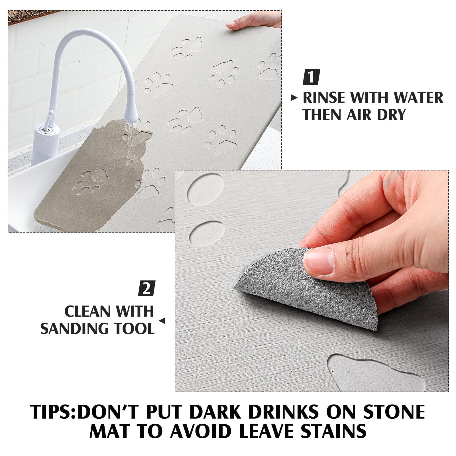 Drydiet mat gris oscuro combina con la decoración de interiores.