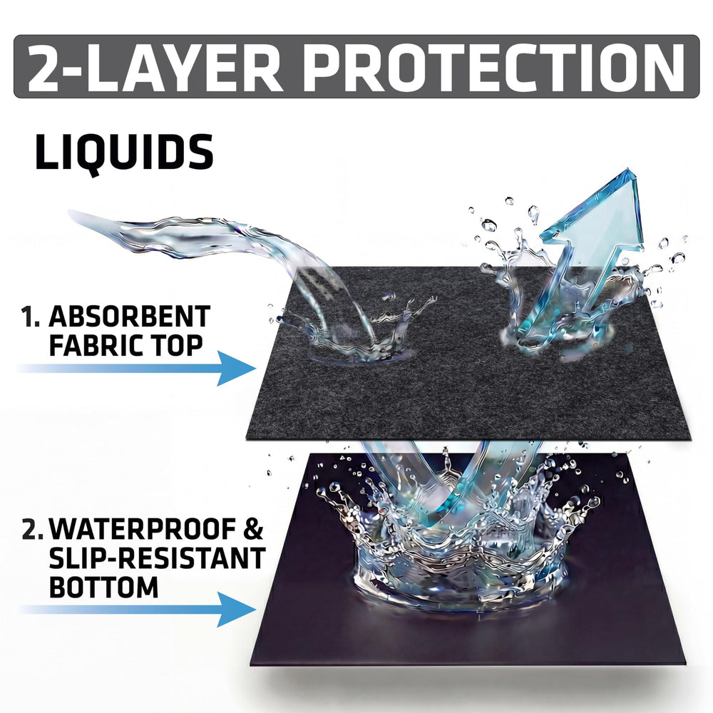Drymate Jumbo: diseño de dos capas con respaldo impermeable.