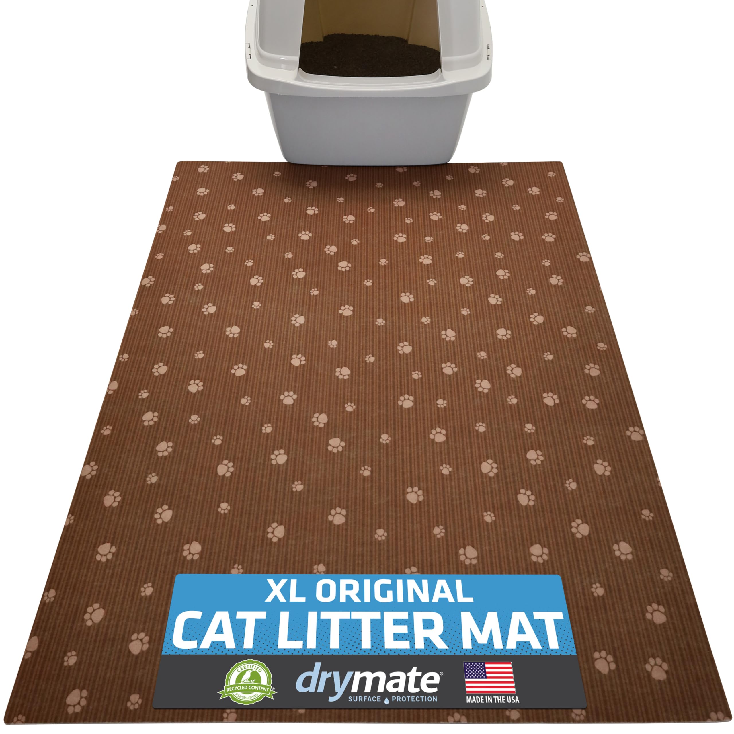 Drymate: tapete para arena de gato absorbente que mantiene los suelos limpios.