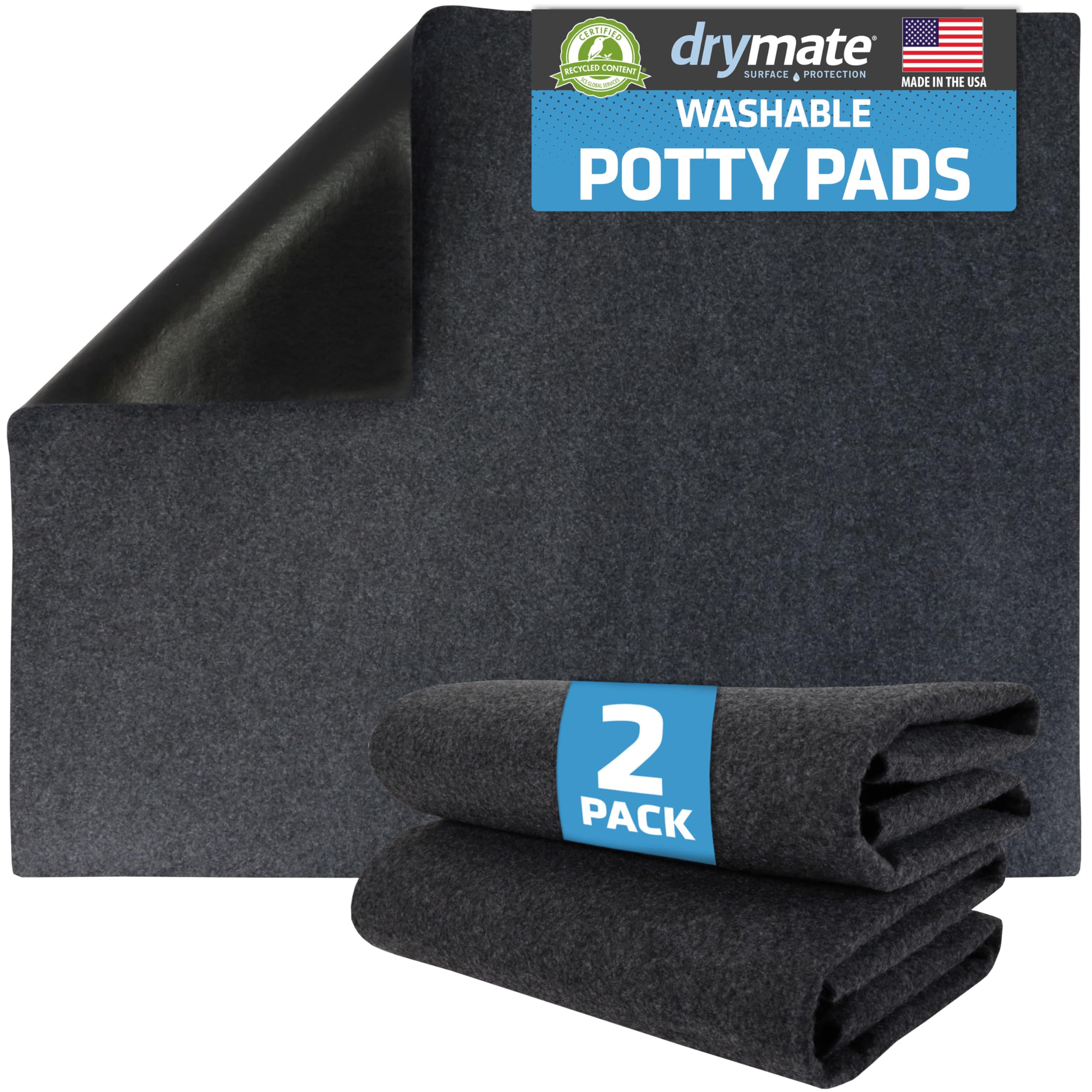 Drymate tapete lavable para perros 29x36, protege suelos durante el entrenamiento.