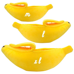 DSDESHU Cama banana para perros pequeños, ideal para descanso.