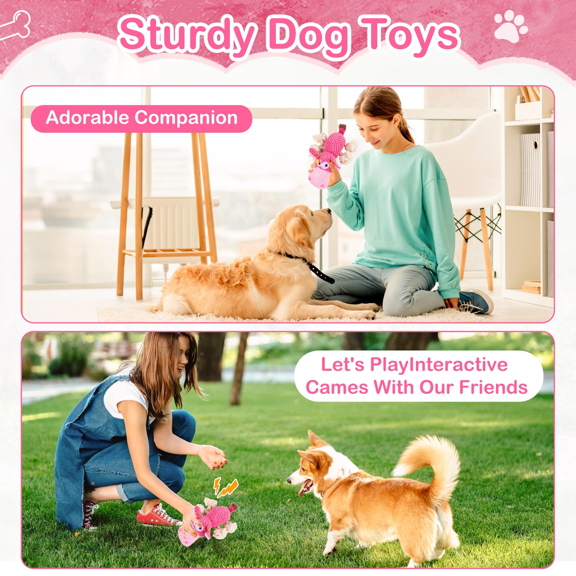 DSUMD Mordedor duradero para dientes caninos, pensado para mordidas entusiastas y uso diario.
