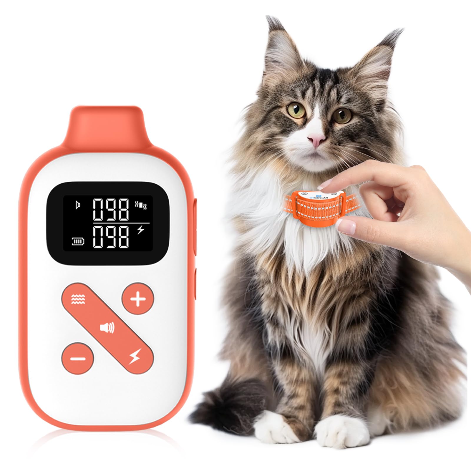 DTCollar receptor ultra compacto para gatos activos, cómodo y ligero.