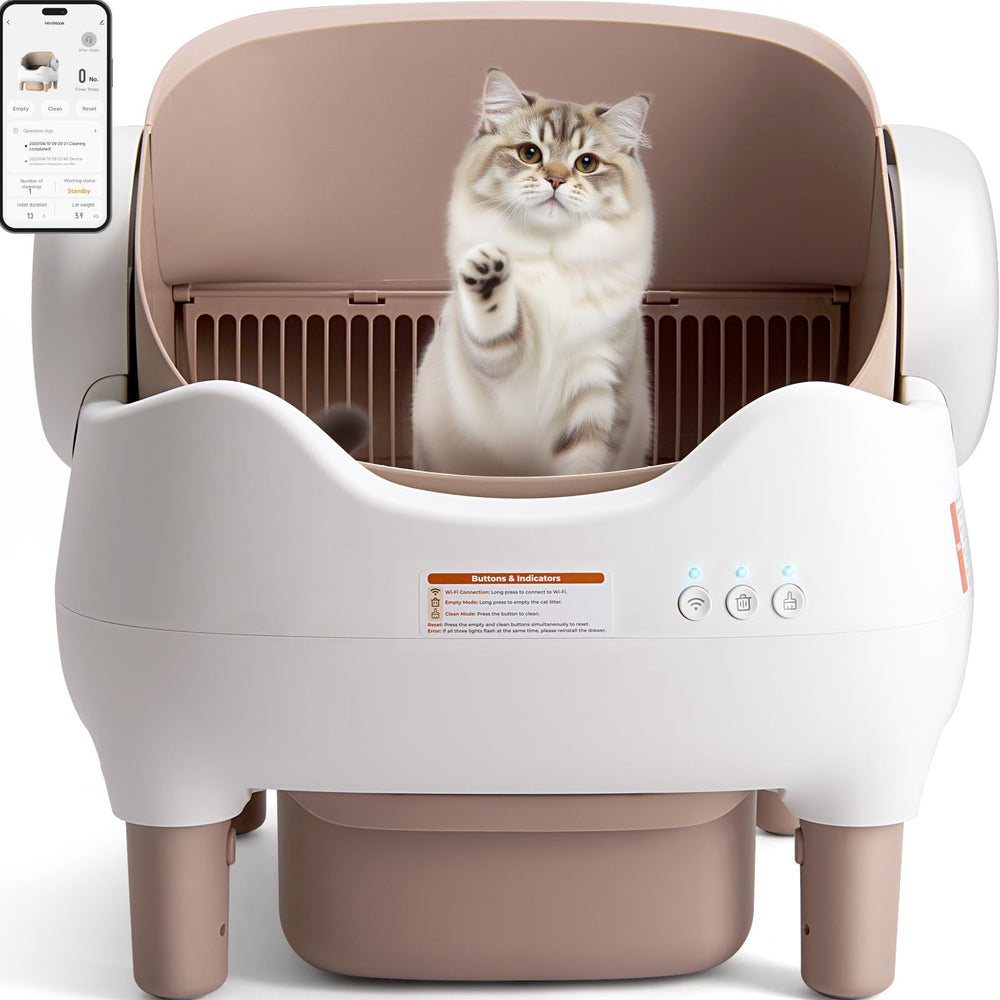 Duabes caja de arena para gatos abierta, acceso cómodo para felinos de todos tamaños.