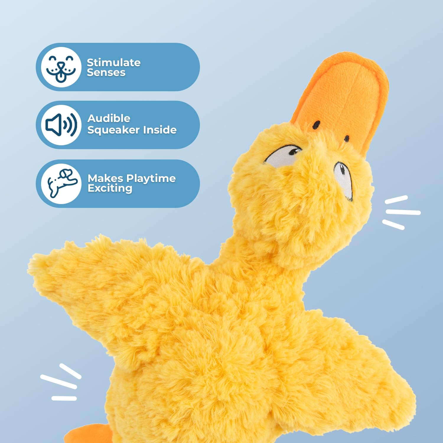 Ducky Doodle amarillo lado: diseño atractivo para horas de entretenimiento.