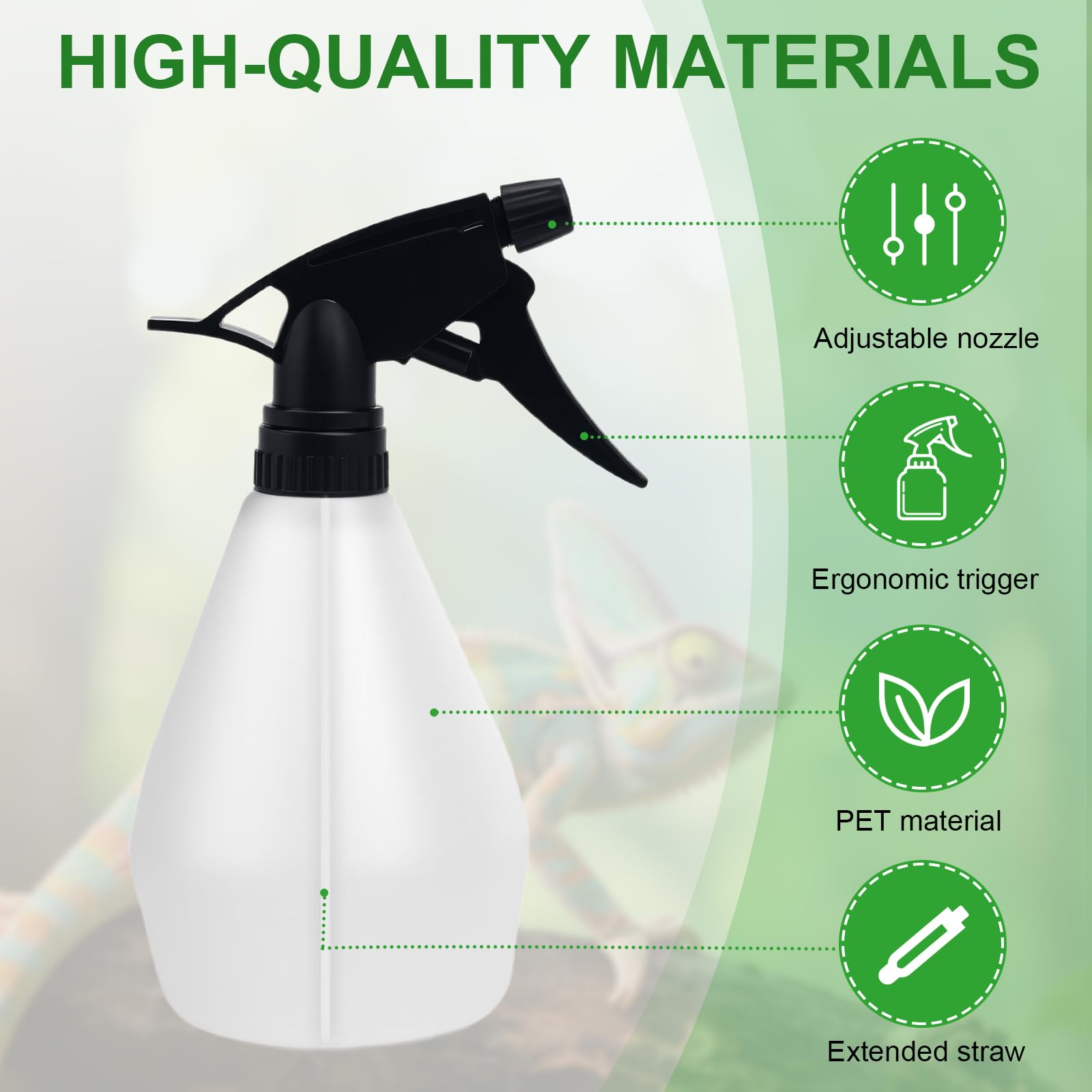 Dukrouk paquete de dos pulverizadores para ahorro y multitareas.