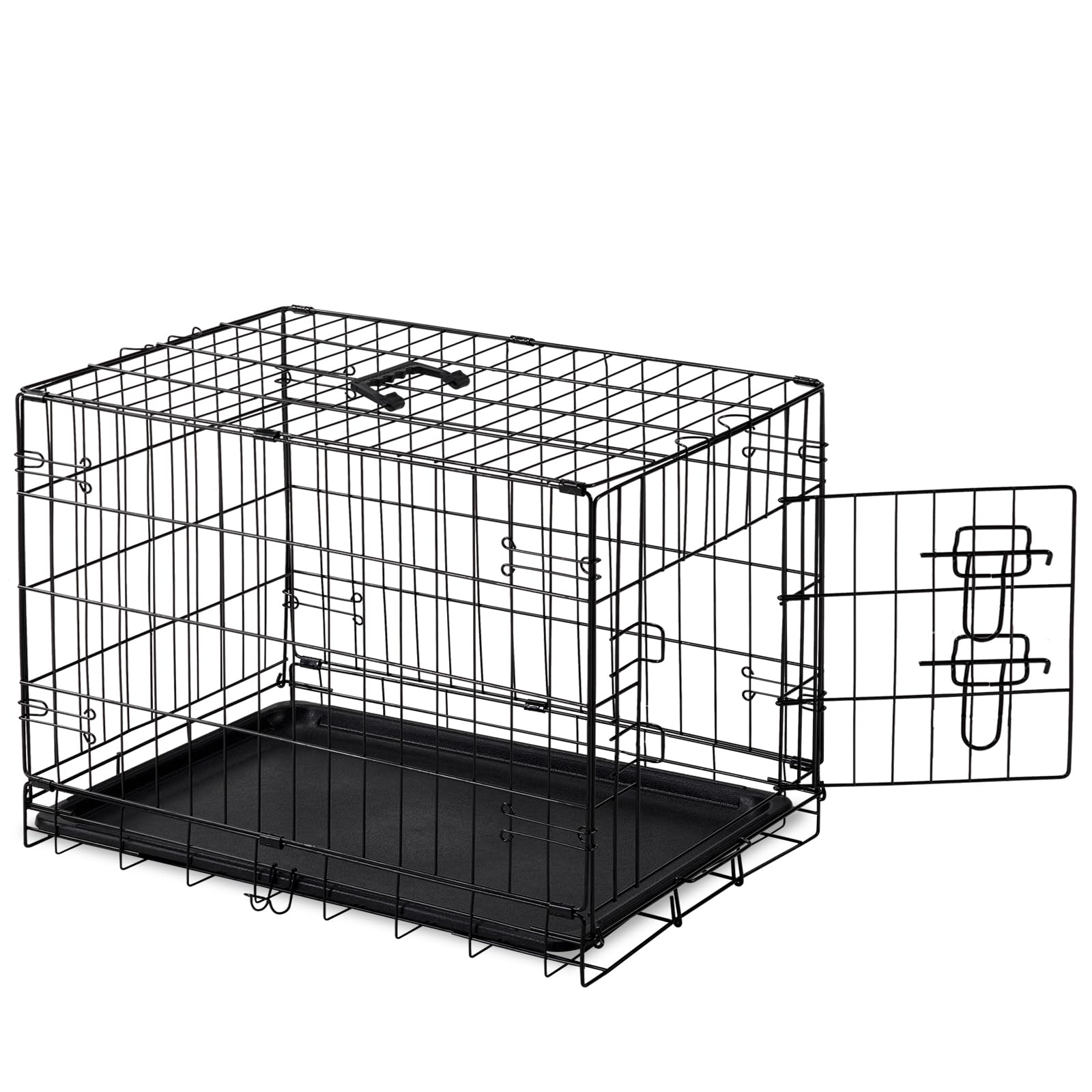 Jaula Dumos de 30 pulgadas, vista frontal, ideal para entrenamiento interior.