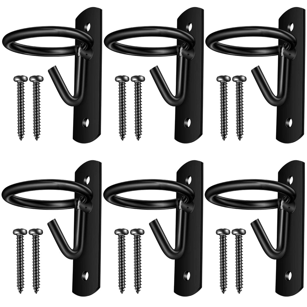 Dunzy gancho-cubeta-caballo-6-piezas para colgar cubetas de agua de forma segura.