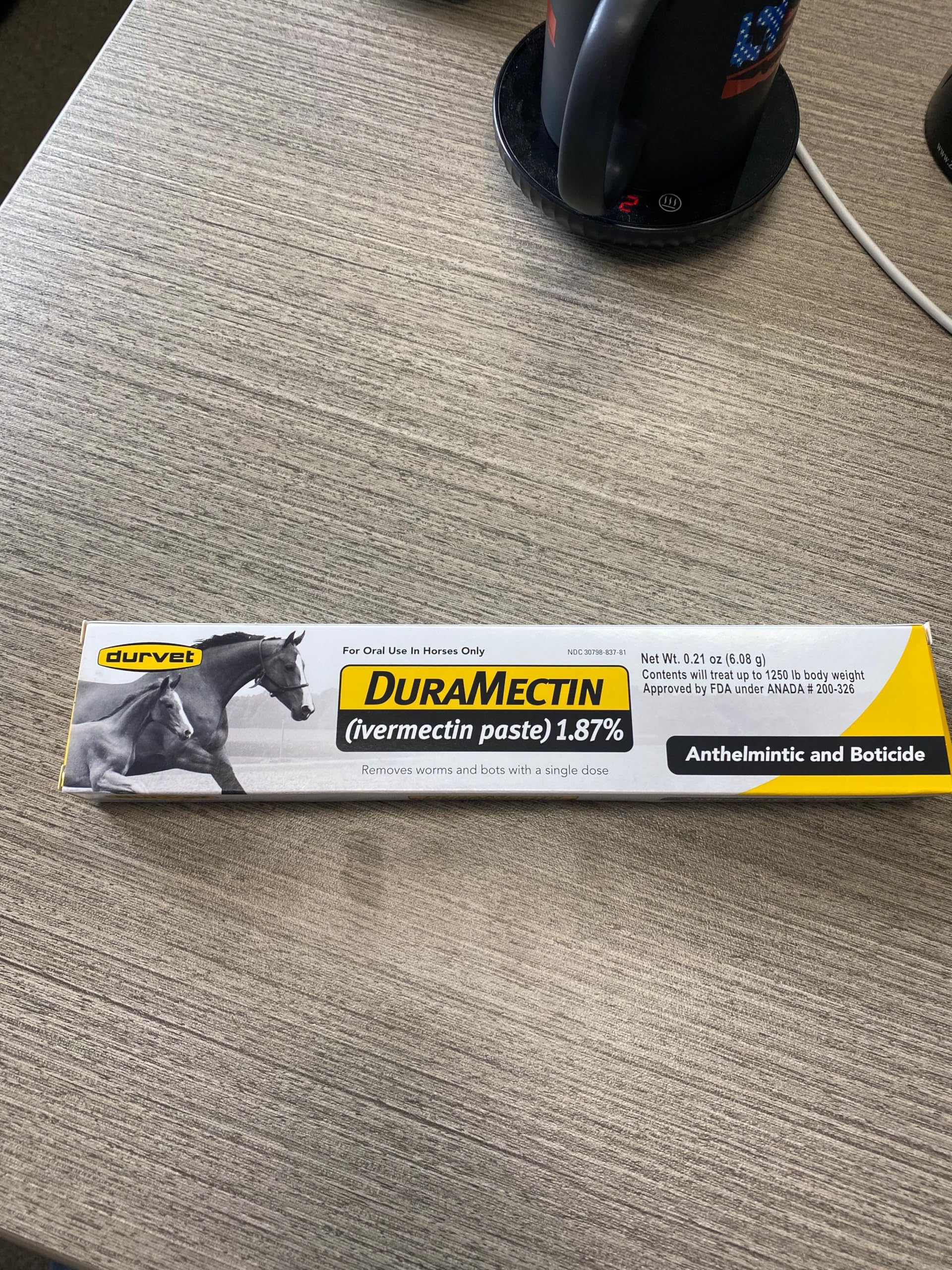 Fácil manejo y dosificación rápida con Duramectin Paste.