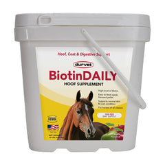 Durvet BIOTIN Daily 10#: pellets sabor manzana para uso diario.