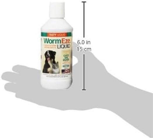 Durvet WormEze: se mezcla con comida para mascotas con sabor agradable.