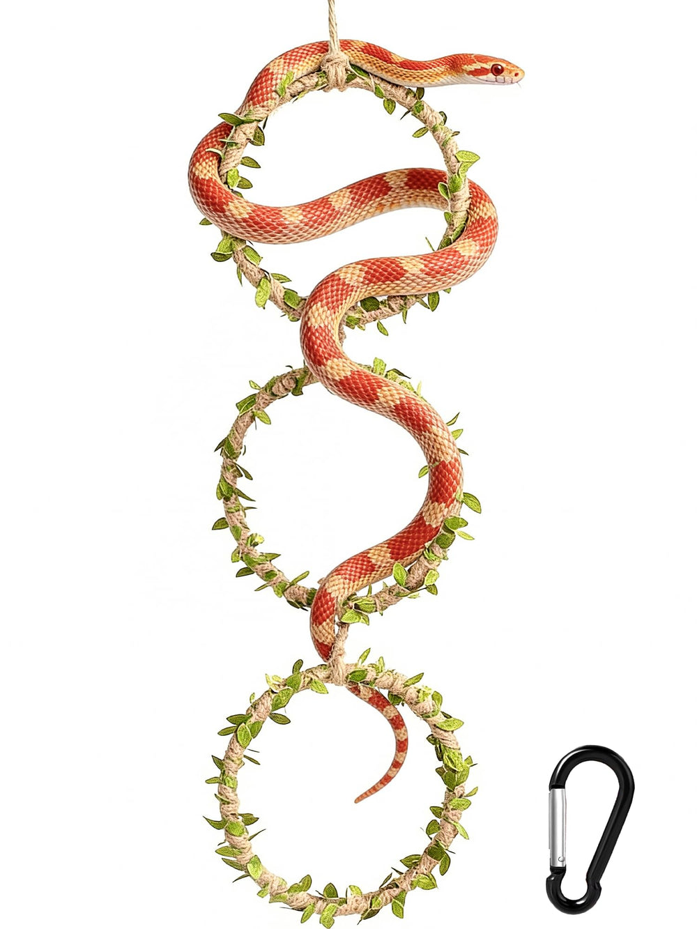 Duseu serpiente: anillos de escalada natural para juego seguro.