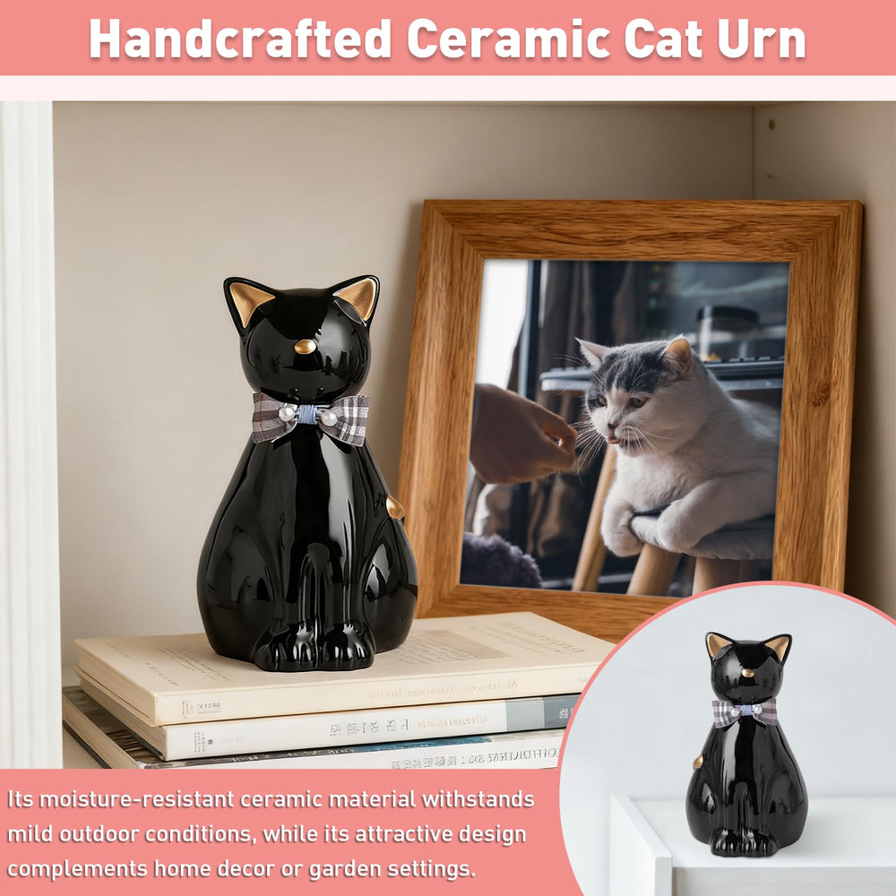 Duuclume urna de gato 12x13x20 cm, opción versátil para decoración en casa